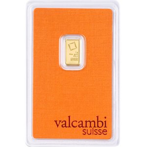 Zlatý zliatok Valcambi 1 g 