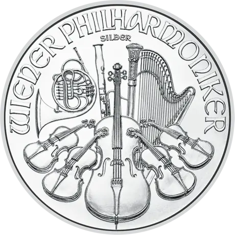 Strieborná minca Viedenskí filharmonici 2026, 1 oz