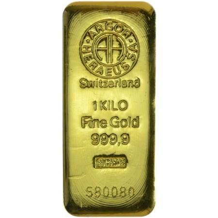 Zlatý zliatok Argor Heraeus 1000&nbsp;g