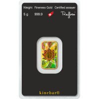 Zlatý zliatok Argor Heraeus 5&nbsp;g - Kinebar